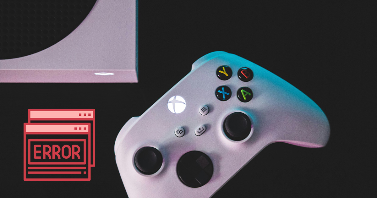 Mensaje de error E100 en Xbox Series con opciones de solución paso a paso