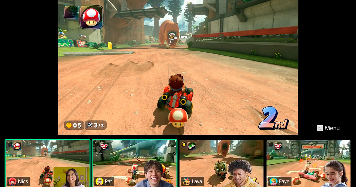 cámara de Nintendo con Vista completa