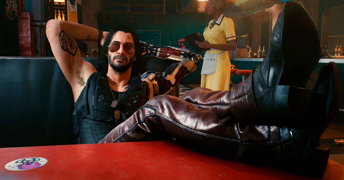 Night City en Cyberpunk 2077 con los nuevos vehículos y AutoDrive