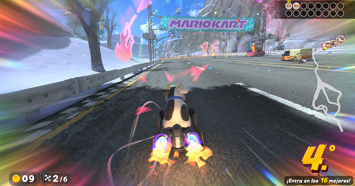 actualización de Mario Kart World