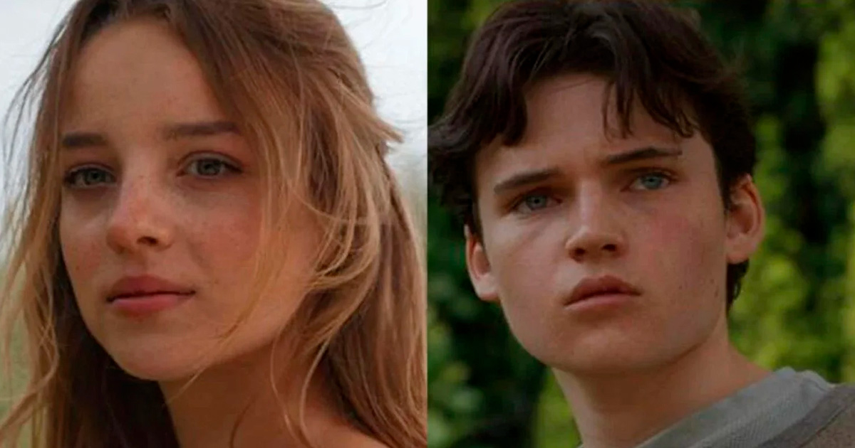 Bo Bragason y Benjamin Evan Ainsworth como Zelda y Link en la película de The Legend of Zelda