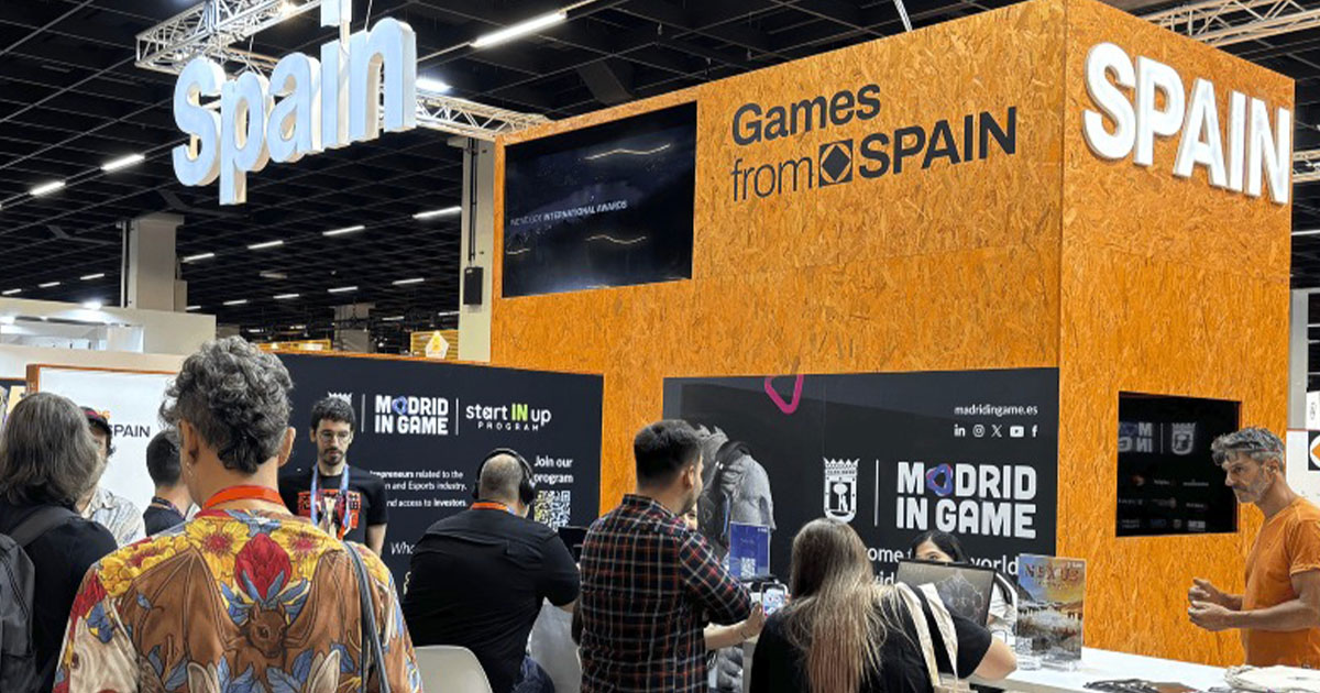 Stand español en la Gamescom 2025
