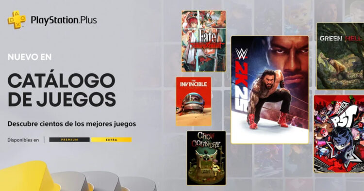 Anunciados los juegos de PlayStation Plus Extra y Premium de septiembre 2025: WWE 2K25, Persona 5 Tactica y más