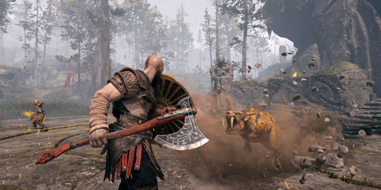 kratos god of war combate