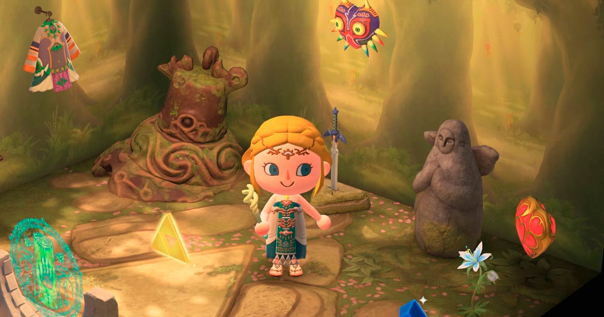 cómo conseguir los objetos de Zelda y Splatoon en Animal Crossing