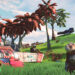 Exploradores en un planeta de No Man’s Sky