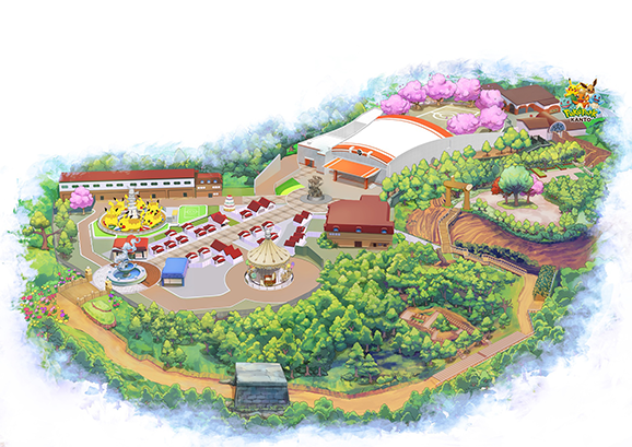 mapa de Pokepark Kanto