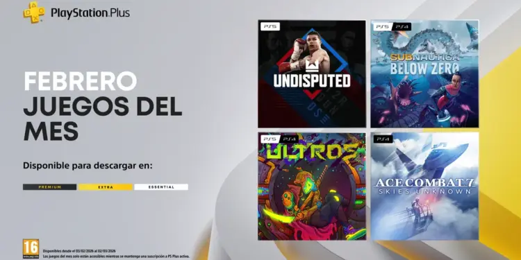 juegos de PS Plus para febrero de 2026