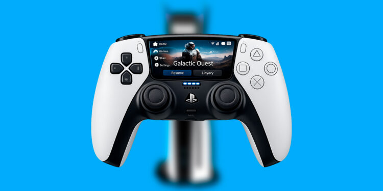 Así es el nuevo DualSense con pantalla táctil que Sony ha registrado