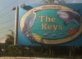 Cartel de bienvenida a The Keys en el tráiler de lanzamiento de GTA VI