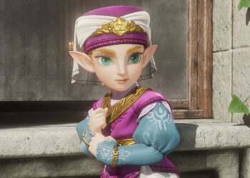 Zelda en Ocarina of Time para Switch 2 (arte oficial de Nintendo)