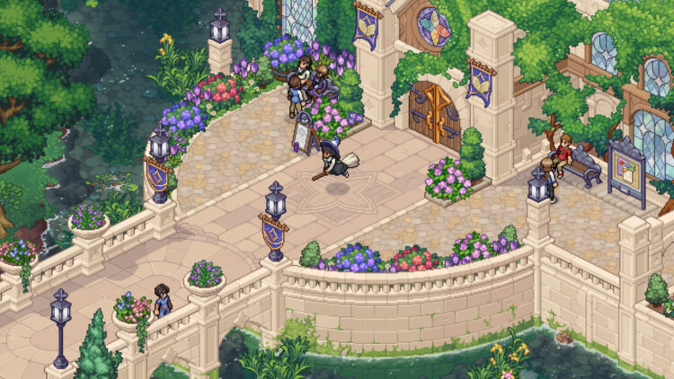Academia de magia de Witchbrook en la ciudad costera de Mossport, uno de los anuncios del Indie World